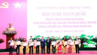 Tổng kết công tác thông tin đối ngoại; tuyên truyền biển, đảo, phân giới, cắm mốc và quản lý biên giới trên đất liền