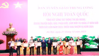 Tổng kết công tác thông tin đối ngoại; tuyên truyền biển, đảo, phân giới, cắm mốc và quản lý biên giới trên đất liền