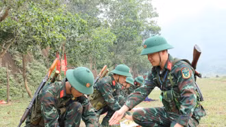 Chiến sĩ mới Trung đoàn 254: Hăng say luyện tập quyết giành "3 nhất"
