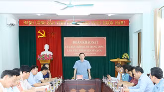 Ban Chỉ đạo 354 Trung ương làm việc với huyện Si Ma Cai