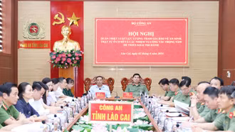 Bộ Công an quán triệt Luật lực lượng tham gia bảo vệ an ninh, trật tự ở cơ sở