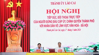 Người đứng đầu cấp ủy, chính quyền thành phố đối thoại trực tiếp với Nhân dân