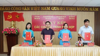 Ký kết chương trình phối hợp công tác