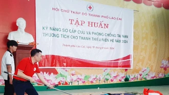 Tập huấn kỹ năng sơ cứu, cấp cứu và phòng tránh tai nạn đuối nước