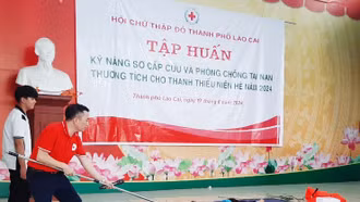 Tập huấn kỹ năng sơ cứu, cấp cứu và phòng tránh tai nạn đuối nước