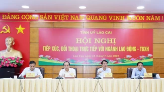 Thường trực Tỉnh ủy tiếp xúc, đối thoại trực tiếp với ngành Lao động – Thương binh và Xã hội