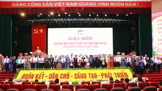 Đại hội đại biểu MTTQ Việt Nam tỉnh Lào Cai lần thứ XVI thành công tốt đẹp