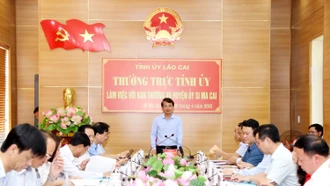 Thường trực Tỉnh ủy đồng ý về mặt chủ trương với nhiều kiến nghị của huyện Si Ma Cai