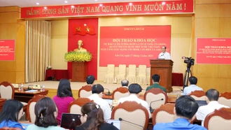 Tỉnh ủy tổ chức hội thảo khoa học về bài viết của Tổng Bí thư Nguyễn Phú Trọng