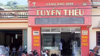 Cướp tiệm vàng giữa trưa tại Tằng Loỏng