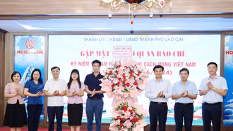 Thành phố Lào Cai gặp mặt các cơ quan báo chí