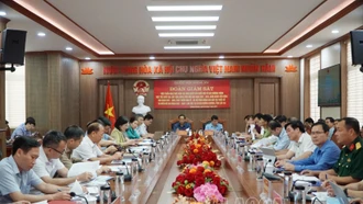 Đoàn giám sát Quốc hội thăm và làm việc tại huyện Mường Khương