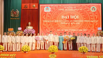 Đại hội thành lập Hội Cựu công an nhân dân tỉnh Lào Cai