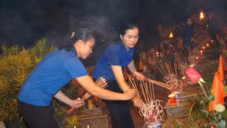 Tuổi trẻ Lào Cai tri ân các anh hùng liệt sĩ