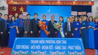Tổ chức thành công Đại hội Hội LHTN Việt Nam phường Kim Tân nhiệm kỳ 2024 - 2029