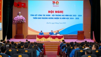 Tổng kết công tác đoàn - đội khối trường học năm học 2023 - 2024