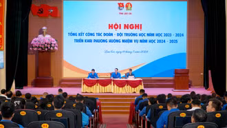 Tổng kết công tác đoàn - đội khối trường học năm học 2023 - 2024
