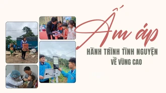 Ấm áp hành trình tình nguyện về vùng cao