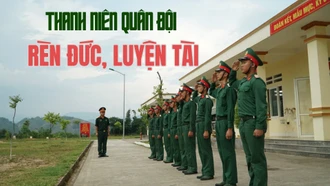 Thanh niên quân đội rèn đức, luyện tài