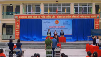 Đoàn Khối Cơ quan - Doanh nghiệp phối hợp tổ chức phiên tòa giả định tuyên truyền, phổ biến pháp luật