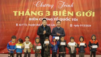 Tỉnh đoàn - Hội Liên hiệp Thanh niên Việt Nam tỉnh tổ chức chương trình "Tháng Ba biên giới"