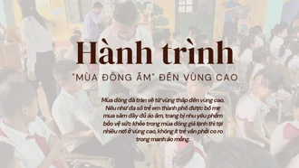 Hành trình "mùa đông ấm" đến vùng cao