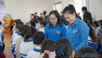 Ấm áp chương trình tình nguyện mùa Đông - Xuân tại huyện Si Ma Cai