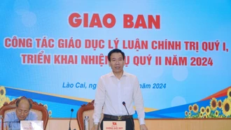 Ban Tuyên giáo Tỉnh ủy giao ban công tác giáo dục lý luận chính trị quý I năm 2024