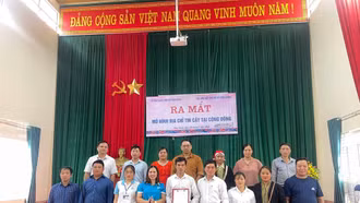 Ra mắt mô hình "Địa chỉ tin cậy tại cộng đồng” tại xã Tòng Sành