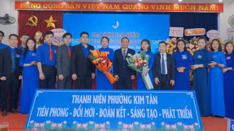 Tổ chức thành công Đại hội Hội LHTN Việt Nam phường Kim Tân nhiệm kỳ 2024 - 2029