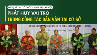 MTTQ và các tổ chức chính trị - xã hội: Phát huy vai trò trong công tác dân vận tại cơ sở