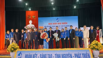 Hoàn thành đại hội Hội Liên hiệp Thanh niên Việt Nam cấp cơ sở, nhiệm kỳ 2024 - 2029
