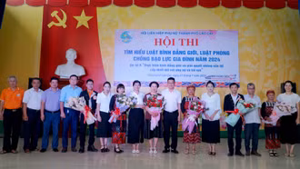 Sôi nổi Hội thi tìm hiểu luật bình đẳng giới, phòng chống bạo lực gia đình