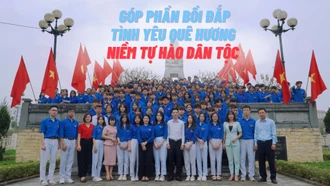 Kết nạp đoàn viên tại “địa chỉ đỏ”: Góp phần bồi đắp tình yêu quê hương, niềm tự hào dân tộc