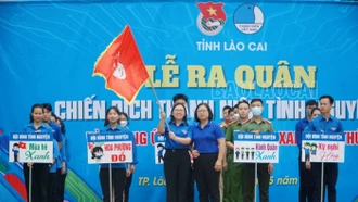 Tỉnh đoàn Lào Cai phát động ra quân Chiến dịch thanh niên tình nguyện hè năm 2023