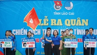 Tỉnh đoàn Lào Cai phát động ra quân Chiến dịch thanh niên tình nguyện hè năm 2023