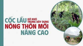 Cốc Lầu gỡ khó trong xây dựng nông thôn mới nâng cao