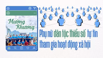 Phụ nữ dân tộc thiểu số tự tin tham gia hoạt động xã hội