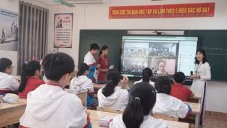 Hơn 300 học sinh tham gia Tiết học kết nối “Music and Art”