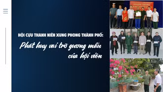 Phát huy vai trò gương mẫu của hội viên