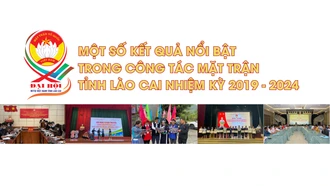 [Infographic] Một số kết quả nổi bật trong công tác Mặt trận tỉnh Lào Cai, nhiệm kỳ 2019 - 2024