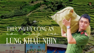 Thượng úy công an nơi vùng cao Lùng Khấu Nhin