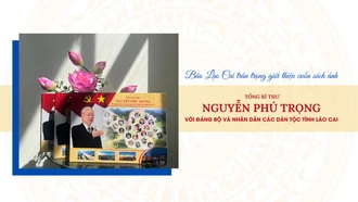 [Ảnh] Sách ảnh “Tổng Bí thư Nguyễn Phú Trọng với Đảng bộ và Nhân dân các dân tộc tỉnh Lào Cai”