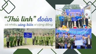 “Thủ lĩnh” đoàn có nhiều sáng kiến vì cộng đồng