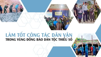 Làm tốt công tác dân vận trong vùng đồng bào dân tộc thiểu số