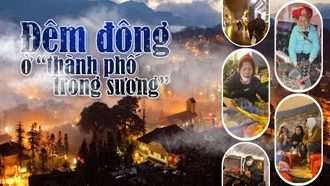 Đêm đông ở “thành phố trong sương”