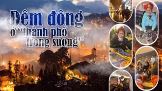 Đêm đông ở “thành phố trong sương”