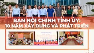 Ban Nội chính Tỉnh ủy: 10 năm xây dựng và phát triển