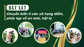 Chuyển biến ở các xã trọng điểm, phức tạp về an ninh, trật tự