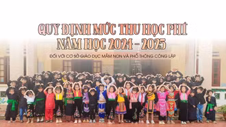 [Infographic] Quy định mức thu học phí năm học 2024 - 2025 đối với cơ sở giáo dục mầm non và phổ thông công lập trên địa bàn tỉnh Lào Cai